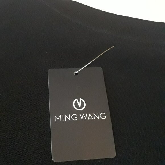 NWT Ming Wang Black Cardigan Sz S - Picture 8 of 10